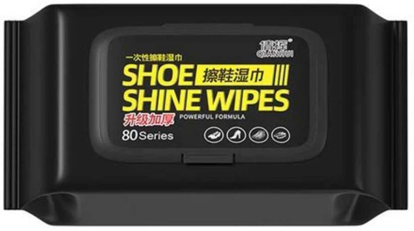 SnowShell Shoe Cleaner Wipes - 1 Packs of 80 - Portable Wipes Quickly Remove Dirt Clean87 Canvas, Leather, Sports, Velour Shoe Cleaner