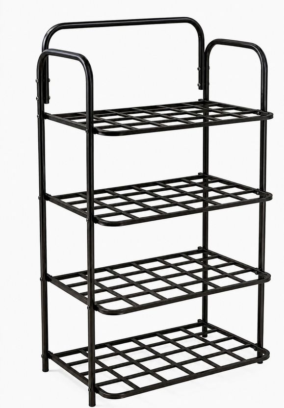 BomFur 4 Layer Folding Shoes Rack Cabinet - Image 8
