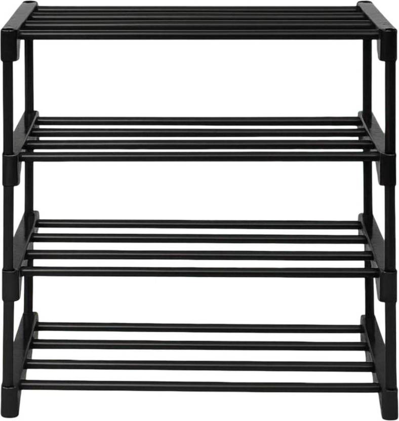 NextZen 4 layer Rack Plastic Collapsible Shoe Stand