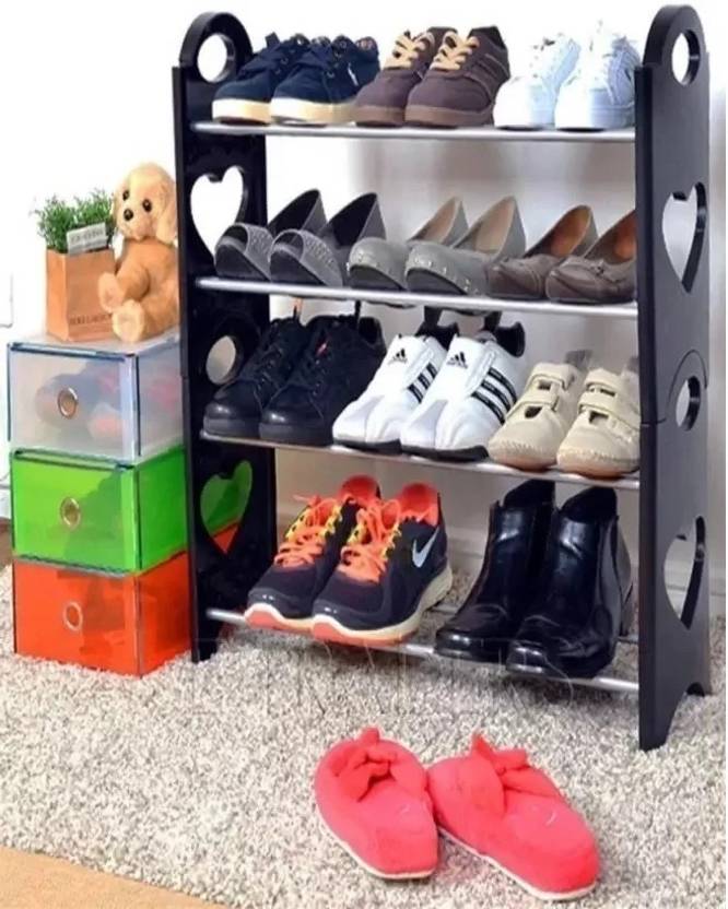 Top Trending Affordable Shoe Racks for Home—Under 299 ASSURE 4-Shelf Plastic Shoe Rack