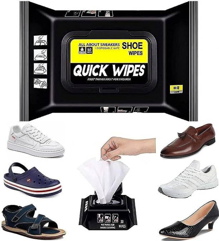 HIVE VENTURE LLP Sneaker Shoe Wipes for Shoes Quick Remove Dirt Stain Shoe Cleaner smd416 Cleaner