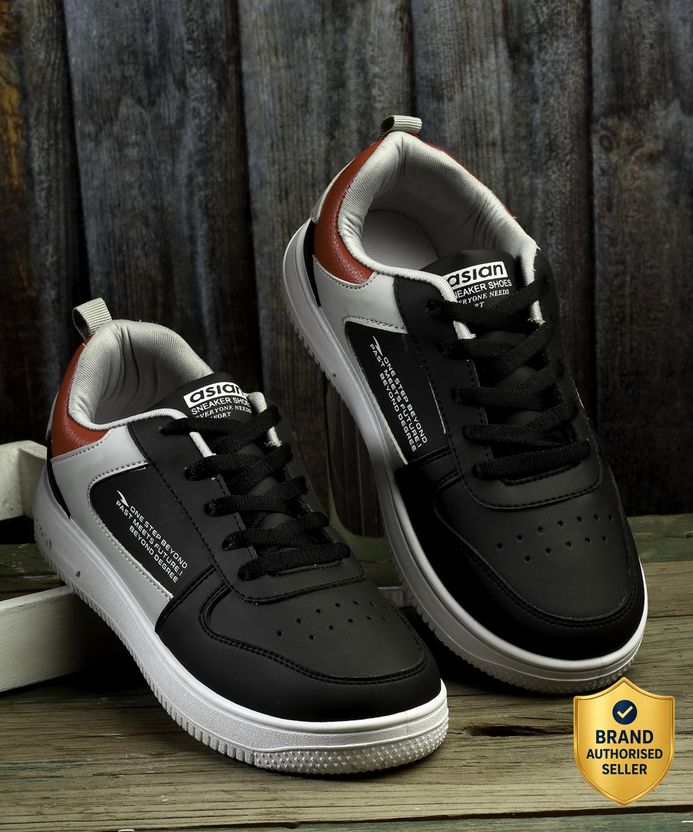 Asian Men's White Sneakers Size 8 - Image 6