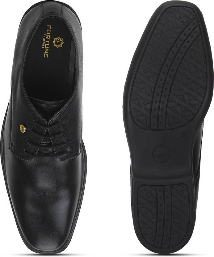 Fortune LUCIO-201 Oxford For Men  (Black)