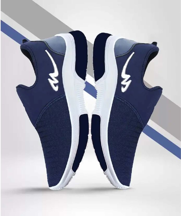 HOTSTYLE Men Navy Sneakers Size 9 - Image 2