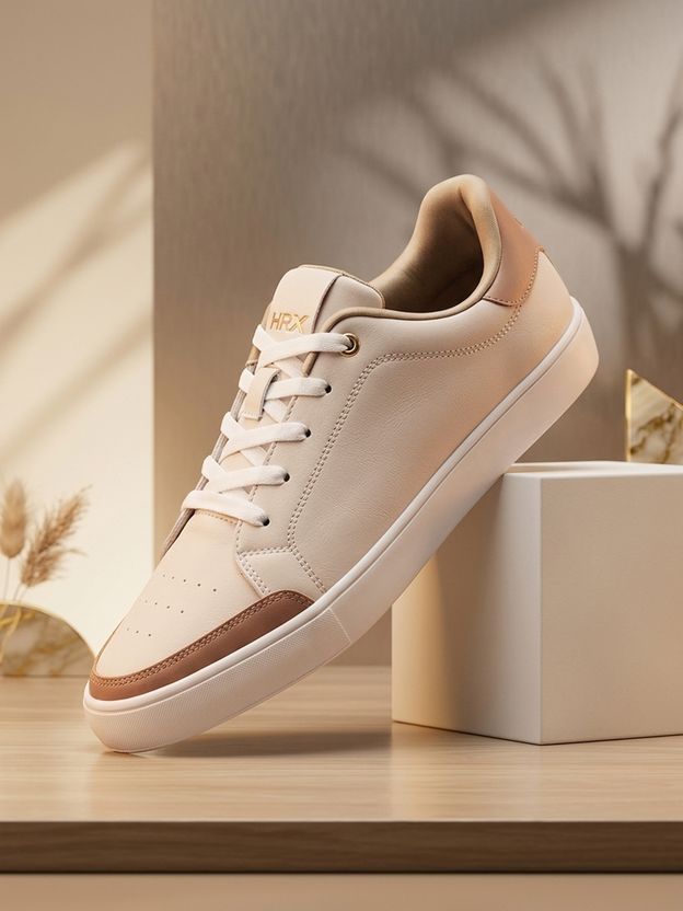 HRX by Hrithik Roshan 118 11 Men's White Sneakers 6 - Image 10