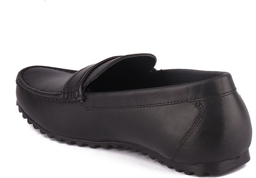 RED CHIEF RC3746 001 Black Leather Loafers - Image 6