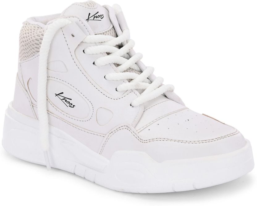 Knoos High Top Shoes Men White 8 - Image 2