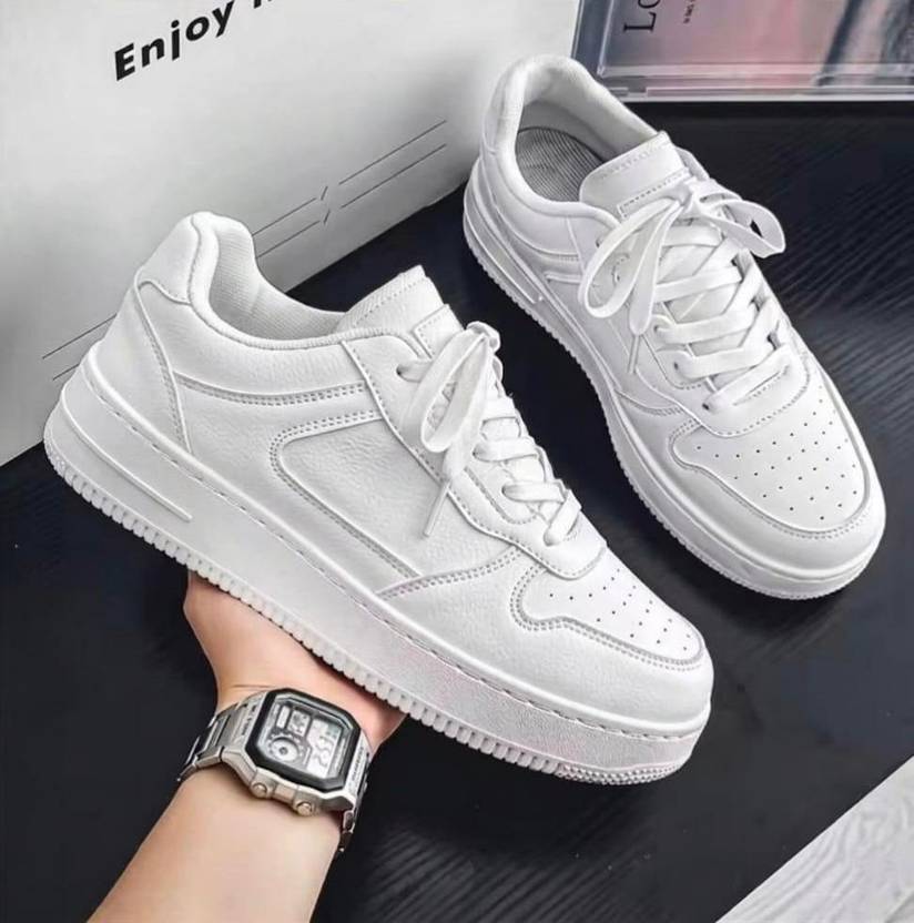 infinity walk premium full white delivear sneakers shoes for boys and men Sneakers For Men