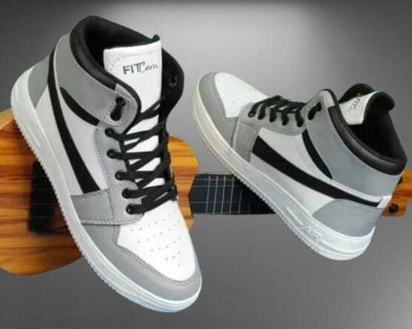 FITCOM Men’s Casual High Top Shoes - Image 2