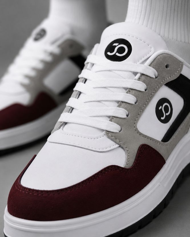 Volton Mocha Remix Brown Cream Sneakers - Image 9
