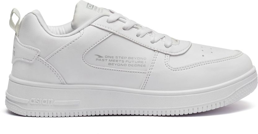 Asian Men's White Sneakers Size 8 - Image 3