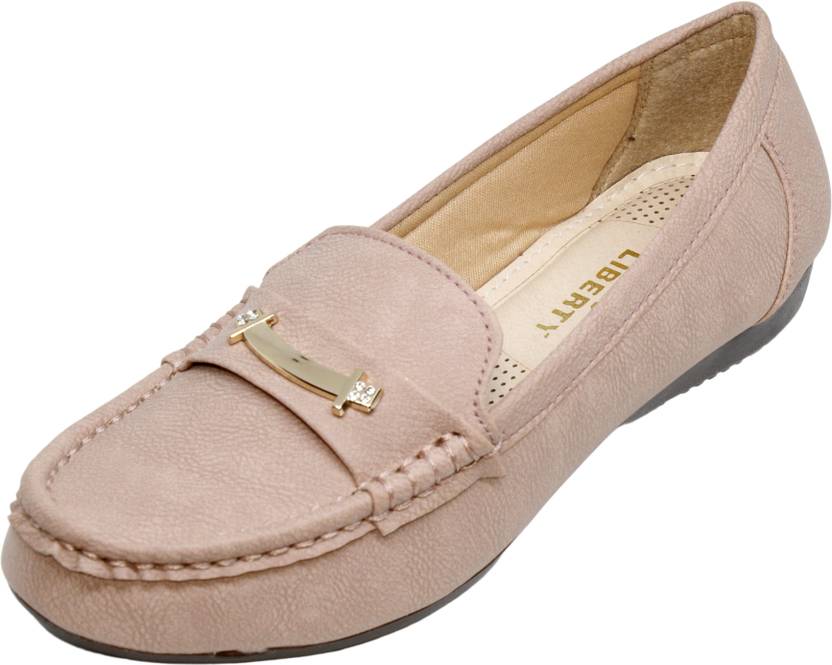 B-2702 Loafers For Women  (Pink)