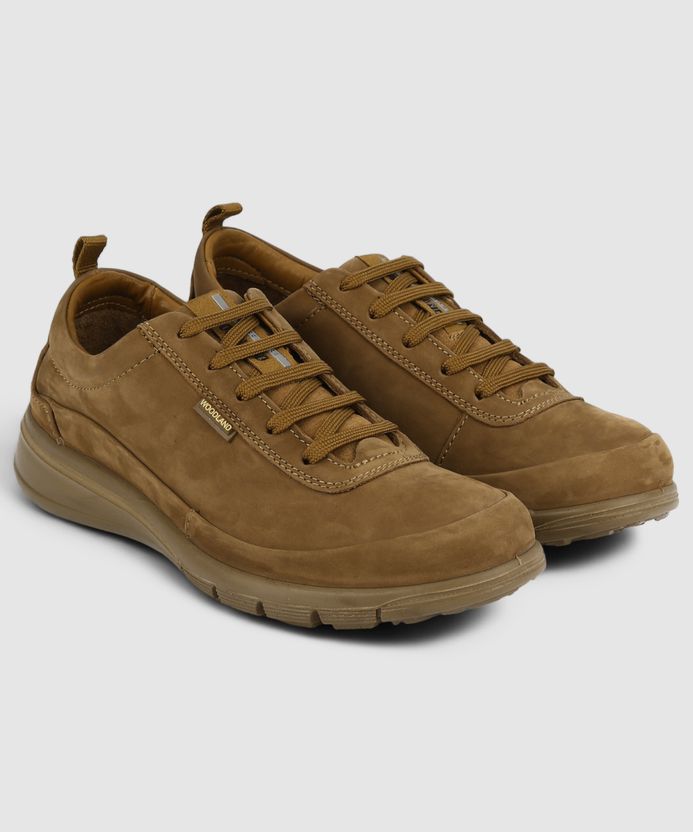 WOODLAND Men's Lace Up Casual Shoes - Image 7