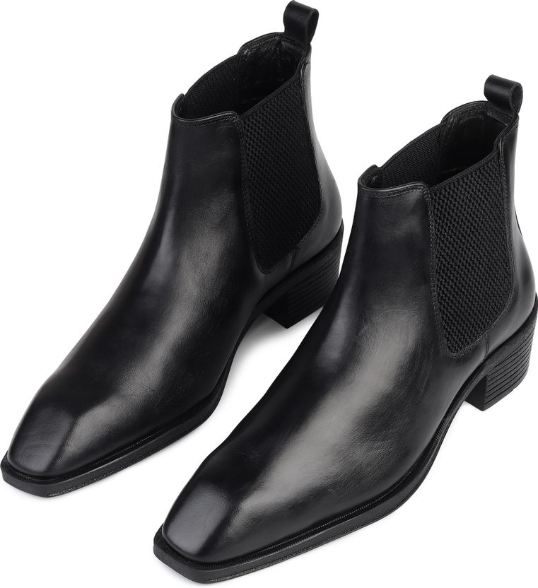 Hayes London Genuine Leather Cuban Chelsea Boots, Comfortable Tex...more - Image 1