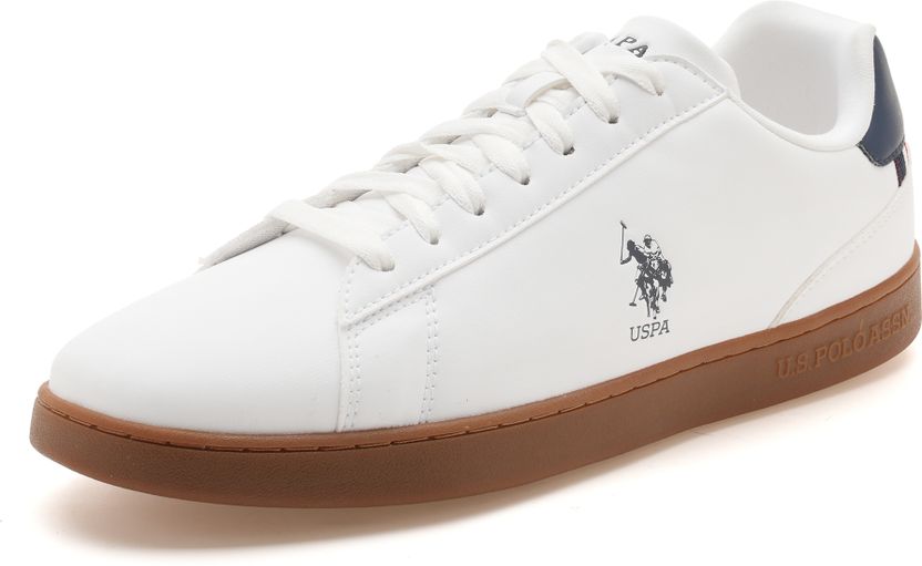U.S. POLO ASSN. RHEEDE Men's White Sneakers 10 - Image 4