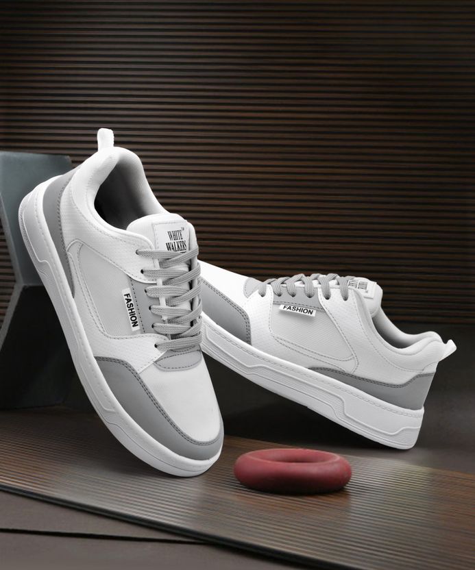 STEPHUB Men's White Sneakers Size 8 - Image 9