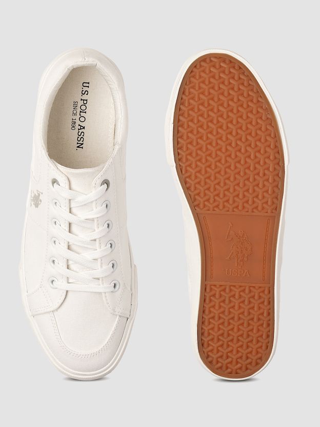 U.S. POLO ASSN. Clarkin 6.0 Men's White Sneakers 7 - Image 5