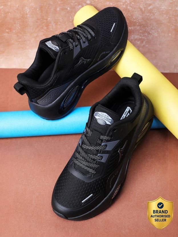 RED TAPE Men's Black Sports Shoes - Image 8