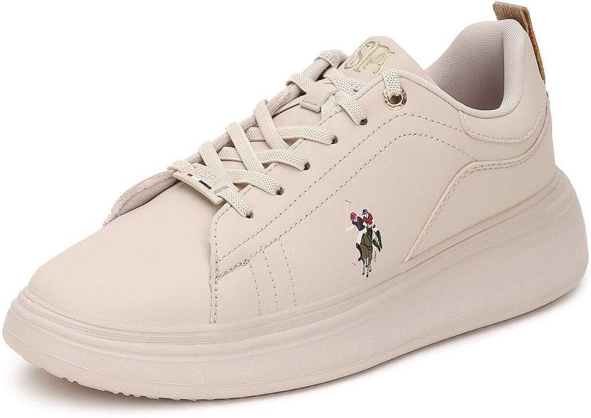 U.S. POLO ASSN. Ariel 3.0 Nude Chunky Shoe Sneakers For Women - Image 7