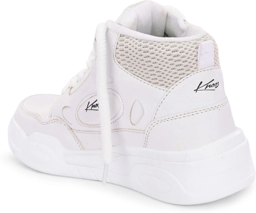 Knoos High Top Shoes Men White 8 - Image 6