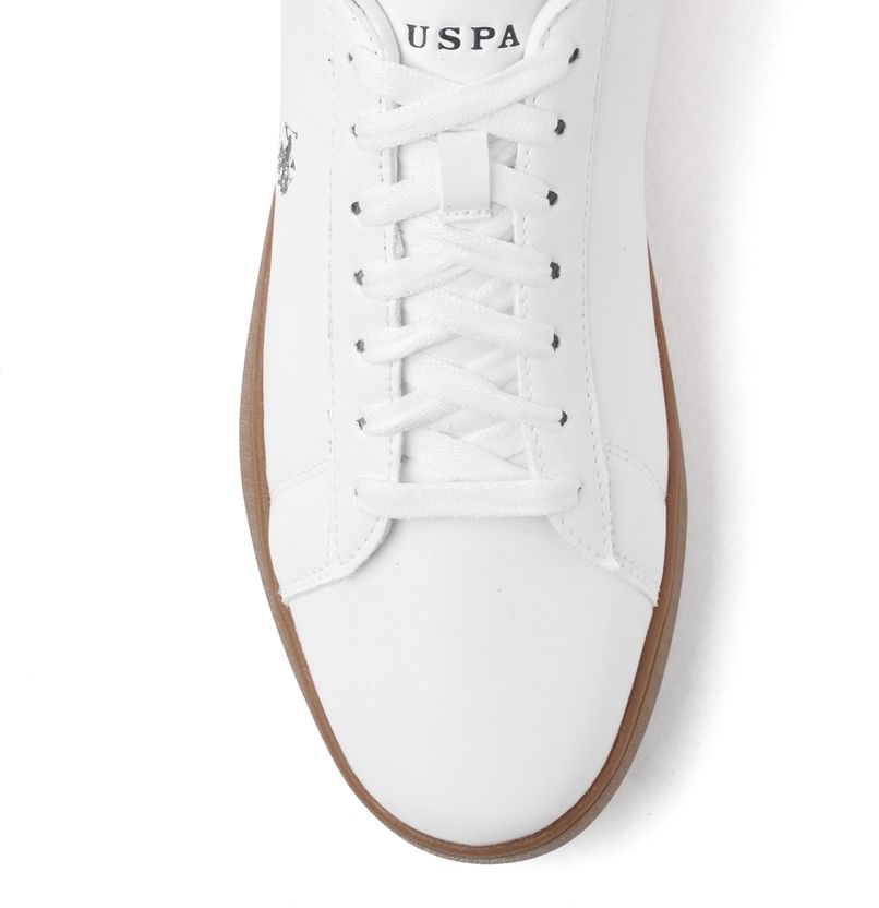 U.S. POLO ASSN. RHEEDE Men's White Sneakers 10 - Image 8