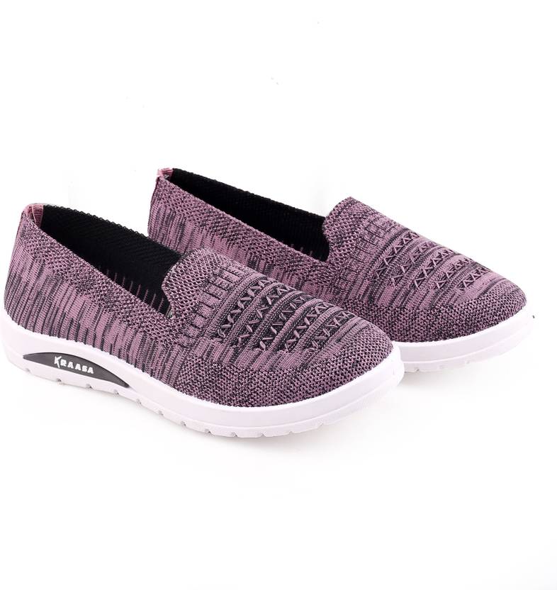 Glossy 1.0 Bellies For Women  (Purple)