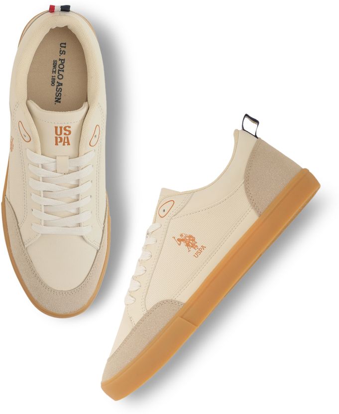 U.S. POLO ASSN. LUCIAN 2.0 Men's Beige Sneakers 6 - Image 2