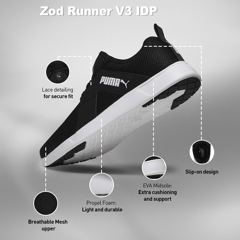 PUMA Zod Runner V3 IDP Men's Black 7 - Image 3