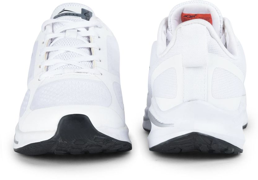 JQR GLOBAL PLUS Running Shoes For Men (White, 10) - Image 5