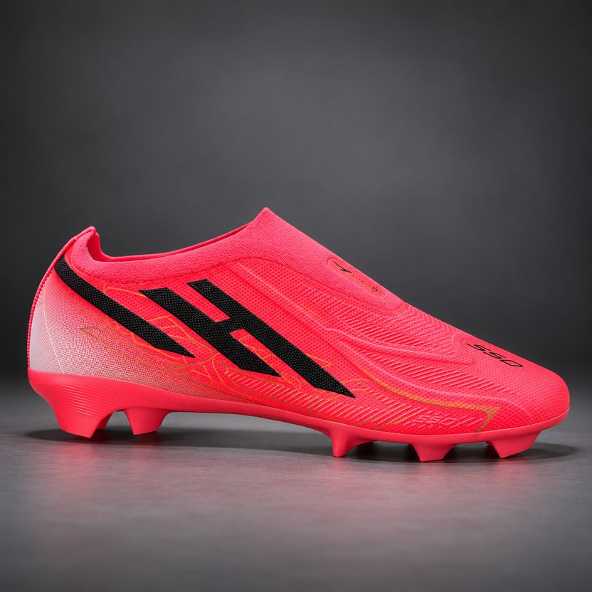ANZA S50 Football Shoes Unisex Red 5 - Image 4