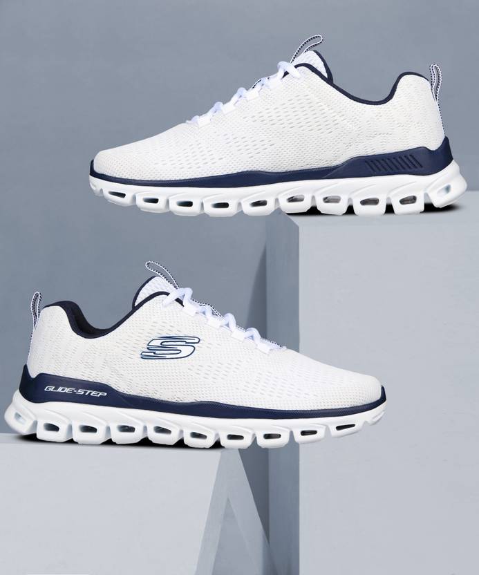 Skechers GLIDE-STEP - FASTEN Casuals For Men (White , 10)
