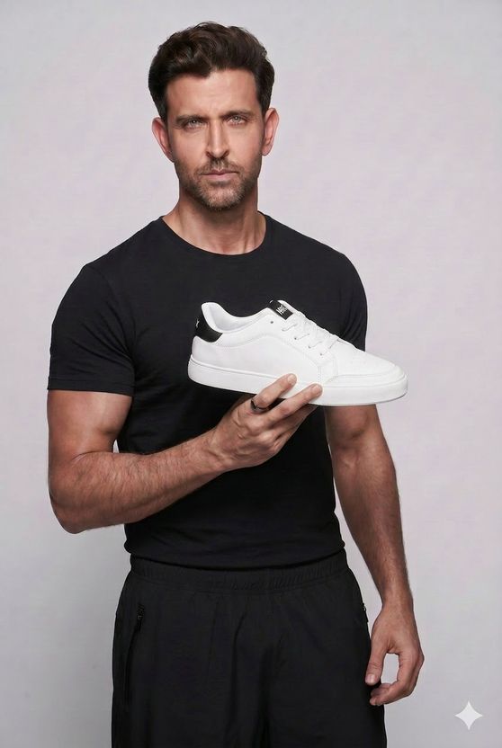 HRX by Hrithik Roshan 118 11 Men's White Sneakers 6 - Image 1