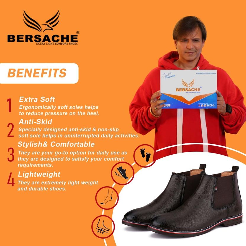 BERSACHE Comfortable Casual Outdoor Boots For Men - Image 2