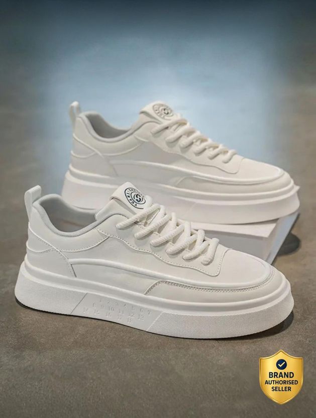 lejano Men's White Sneakers Size 6 - Image 7