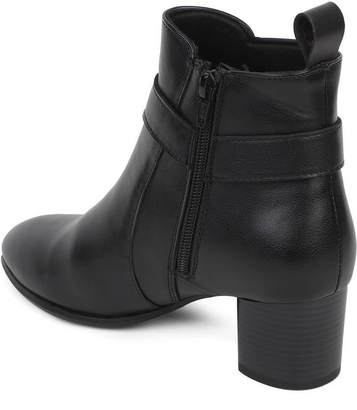 Boots For Women  (Black)