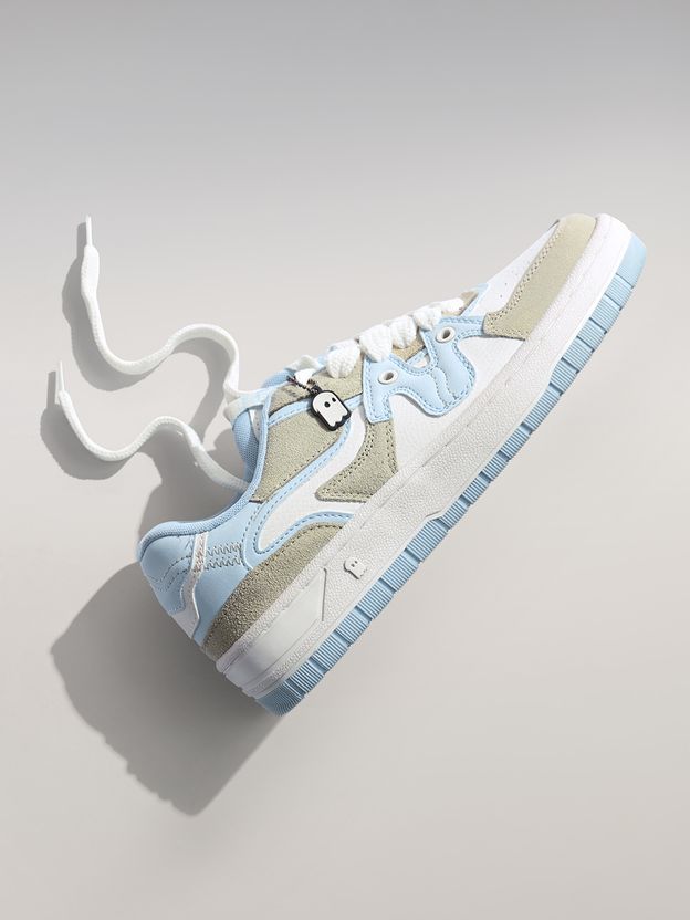 The Souled Store Women's White Sneakers (Size 8) - Image 1