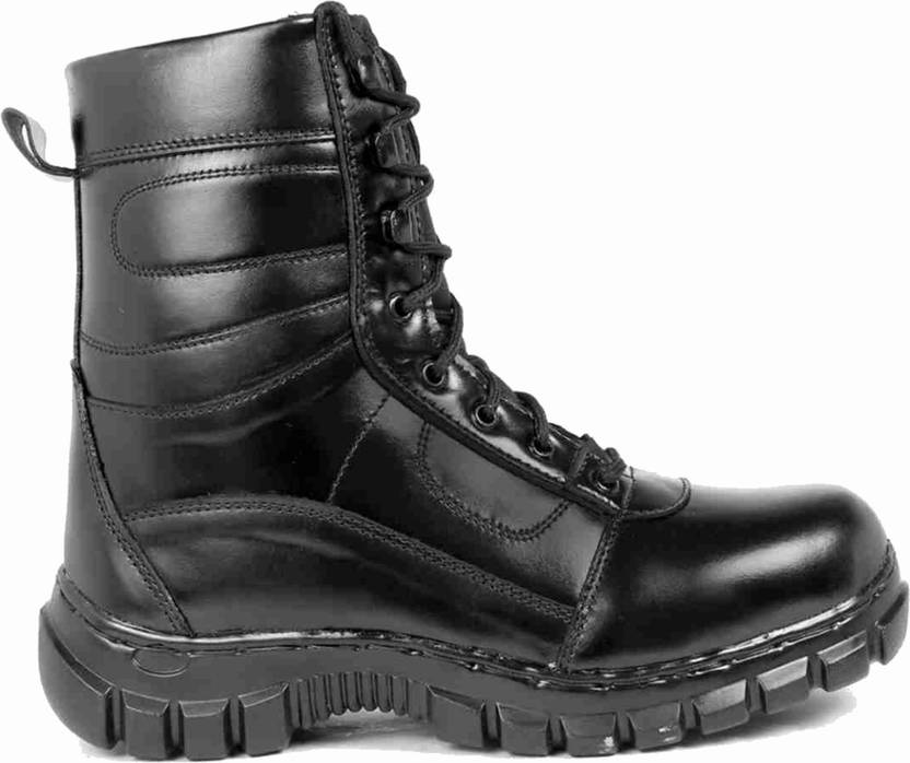 Para Commando combat army boot shoes for men / army shoes / dms shoes black 09 Boots For Men