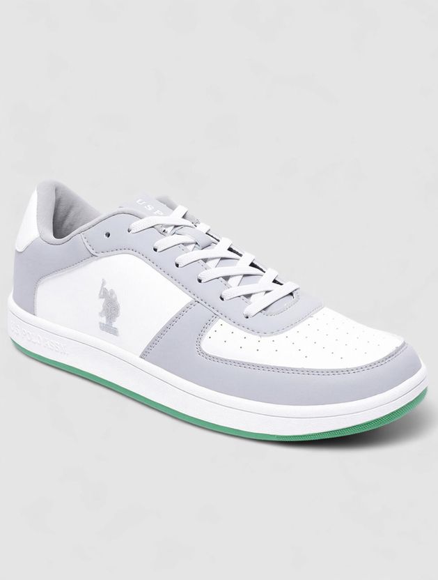 U.S. POLO ASSN. Men's White Sneakers Size 9 - Image 7