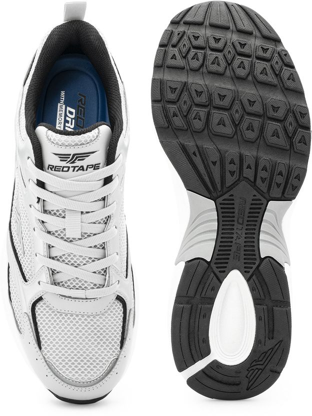 RED TAPE Men's Red Lifestyle Sneakers - Image 5