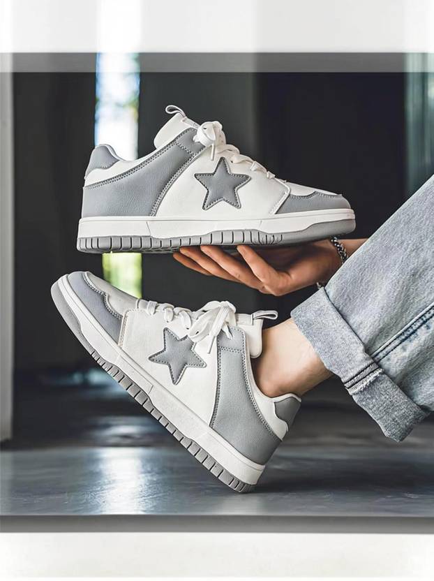 infinity walk Casual Sneakers grey-White Shoes For Men Sneakers For Men (White, Sneakers For Men