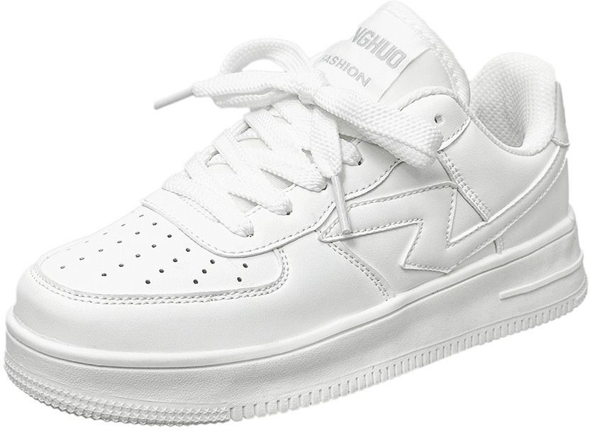 SnugZ White Casual Sneakers for Men - Image 5