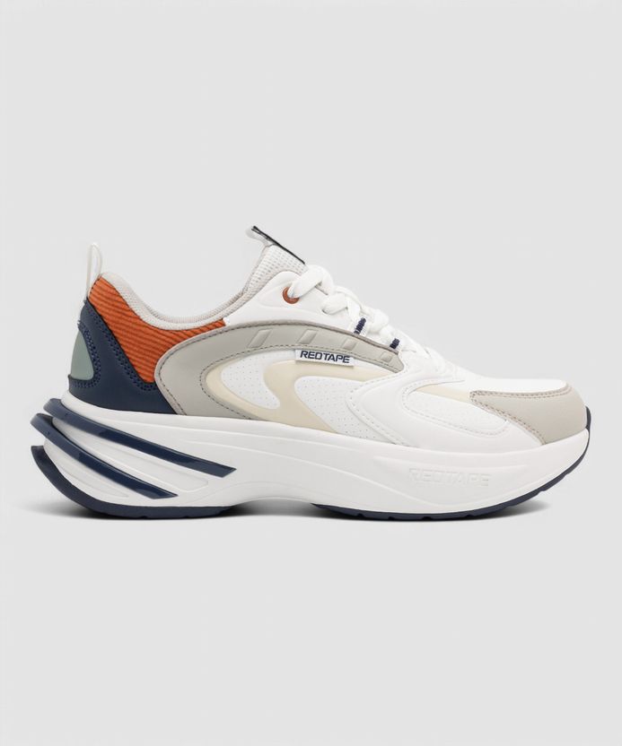 RED TAPE Men's Red Casual Sneakers - Image 10