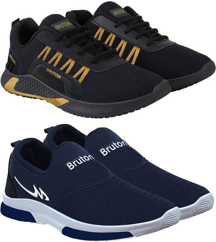 BRUTON Combo Pack of 2 Casual Training & Gym Shoes For Men - Buy BRUTON ...