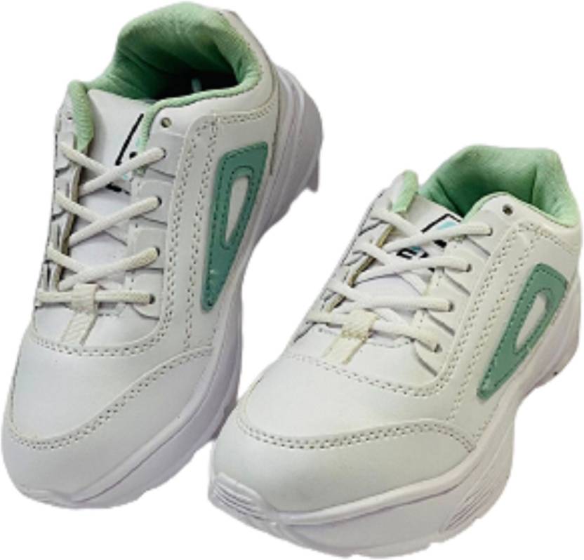 Women's Stylish Casual Sports Walking Running Sneakers Shoes for Girl and Women Casuals For Women  (White)