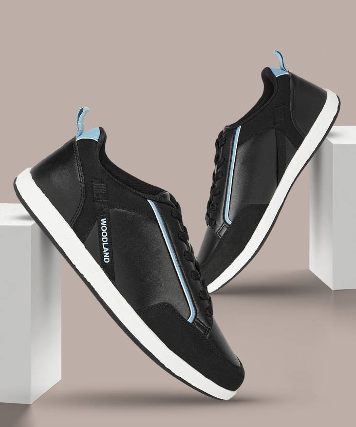 WOODLAND Sneakers For Men  (Black , 9)