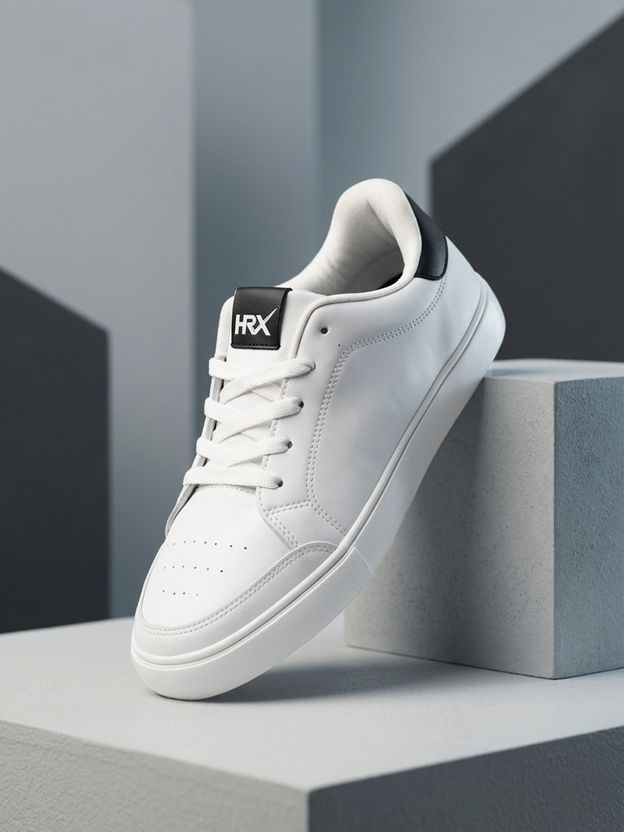 HRX by Hrithik Roshan 118 11 Men's White Sneakers 6 - Image 2
