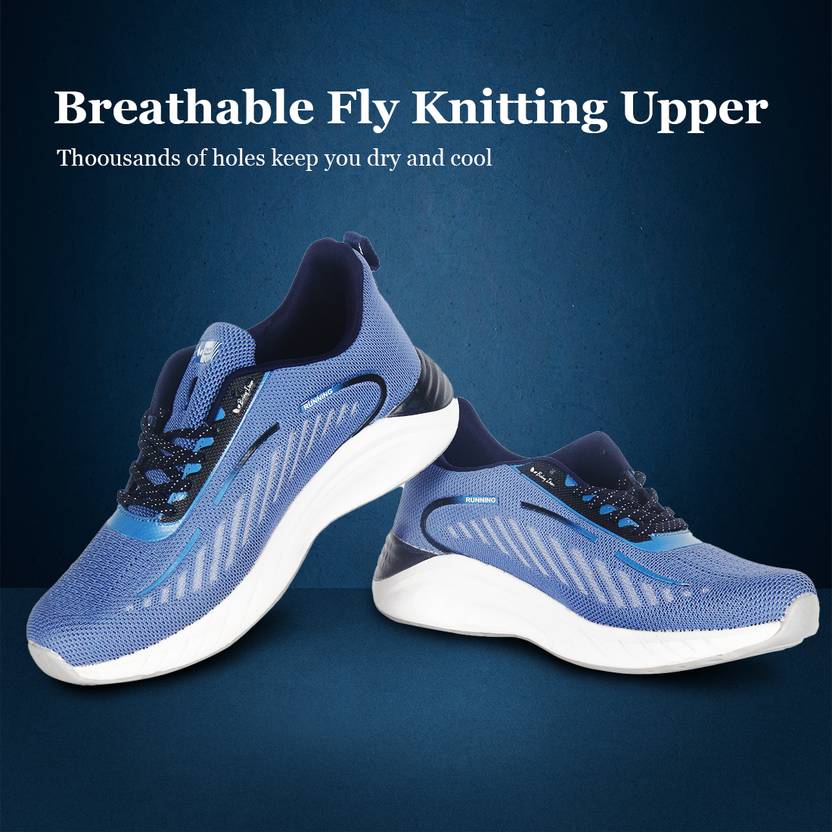 Running,Walking,Sports,Non Slip Sneakers Slip On Shoes Lightweight Shoes For Men Slip On Sneakers For Men  (Blue, Black)