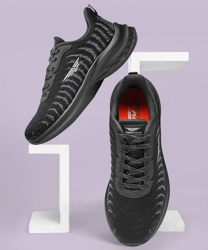 RED TAPE Walking Shoes For Men  (Black, Grey)