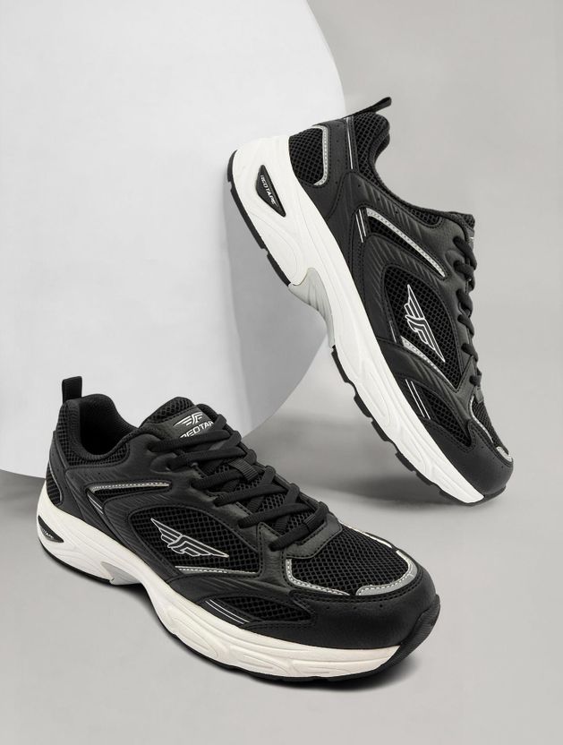 RED TAPE Men's Red Lifestyle Sneakers - Image 7