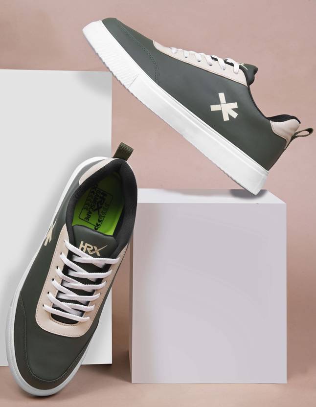HRX by Hrithik Roshan Casuals For Men  (Olive , 10)